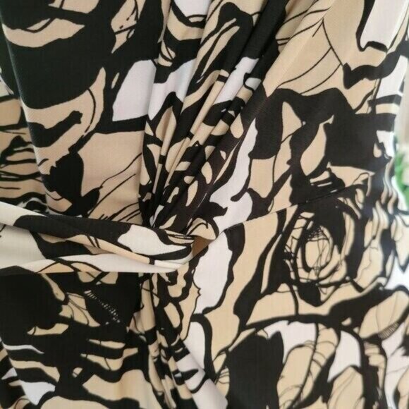 Dana Buchman Dress Geometric Knot Shift Small Relaxed Corporate Office Chic EUC - Picture 6 of 14